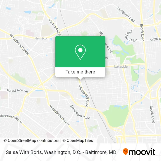 Salsa With Boris map