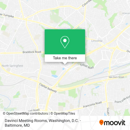 Davinci Meeting Rooms map