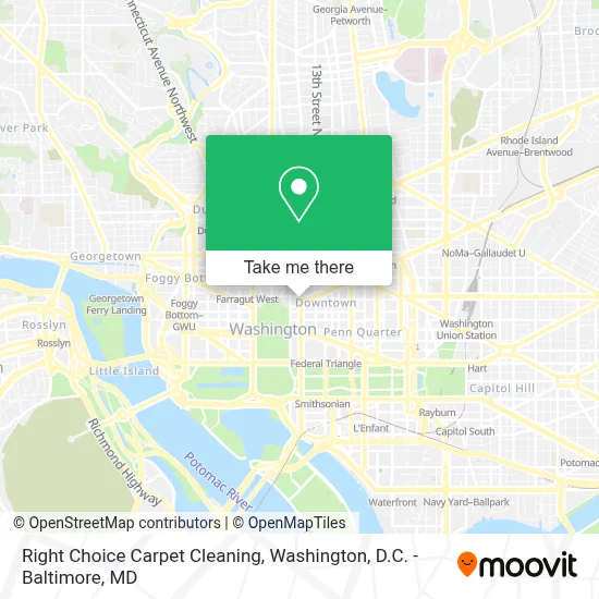 Right Choice Carpet Cleaning map