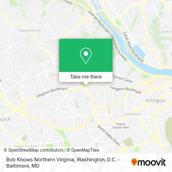 Bob Knows Northern Virginia map