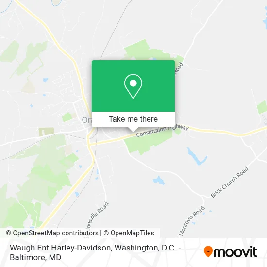 Waugh Ent Harley-Davidson map