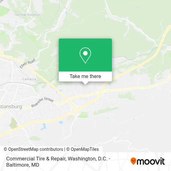 Commercial Tire & Repair map