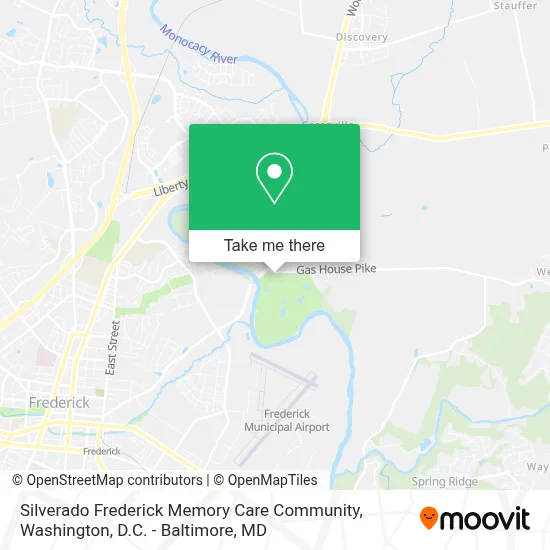 Silverado Frederick Memory Care Community map