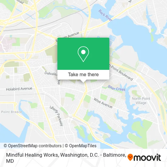 Mindful Healing Works map