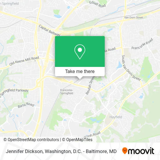 Jennifer Dickson map
