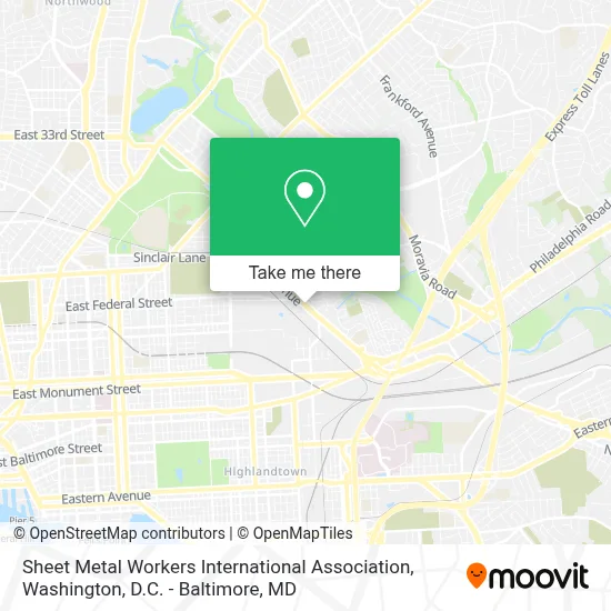 Sheet Metal Workers International Association map