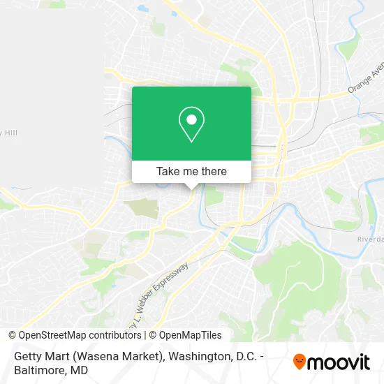 Getty Mart (Wasena Market) map