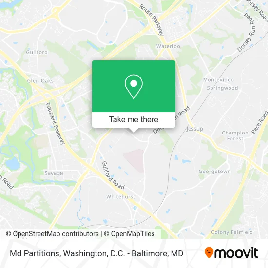 Md Partitions map