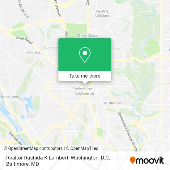 Realtor Rashida K Lambert map
