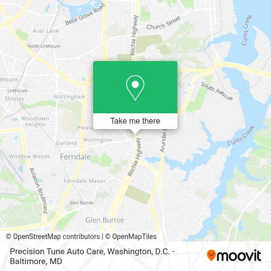 Precision Tune Auto Care map
