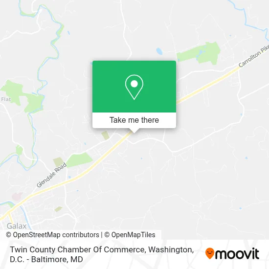 Twin County Chamber Of Commerce map