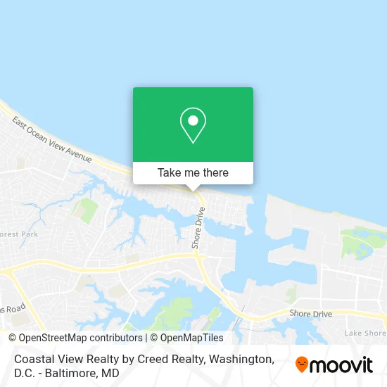 Coastal View Realty by Creed Realty map