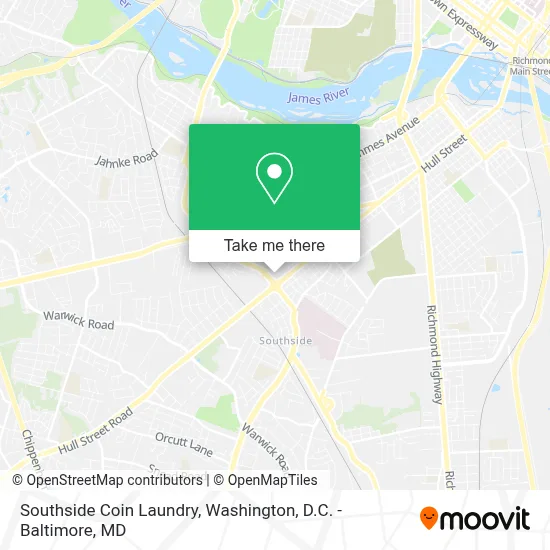 Southside Coin Laundry map