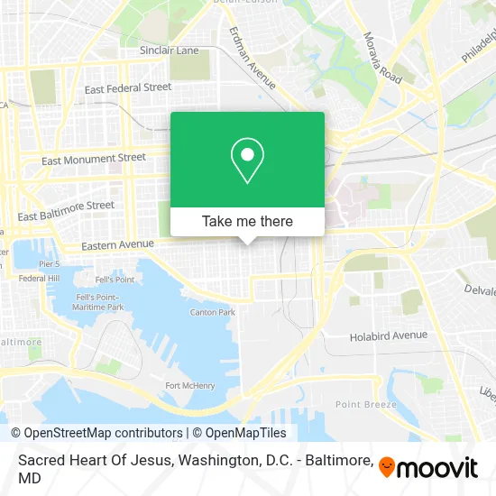 Sacred Heart Of Jesus map