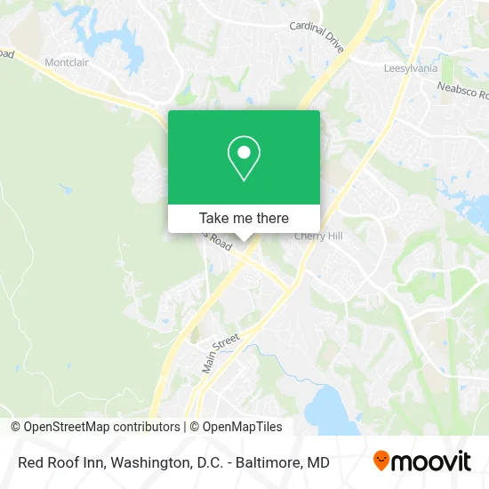 Red Roof Inn map