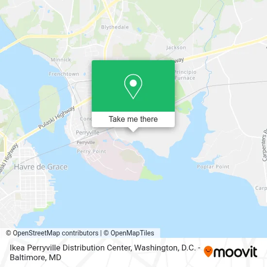 Ikea Perryville Distribution Center map