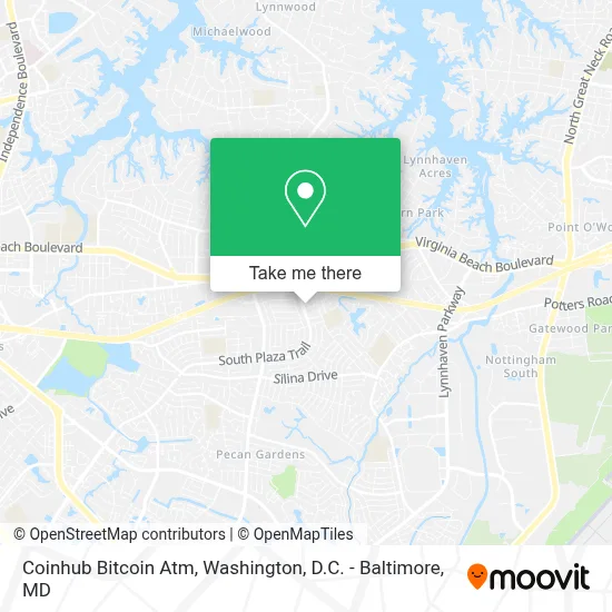 Coinhub Bitcoin Atm map