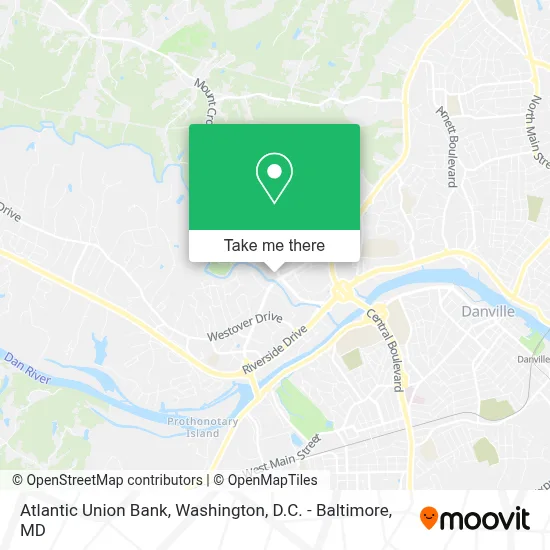 Atlantic Union Bank map