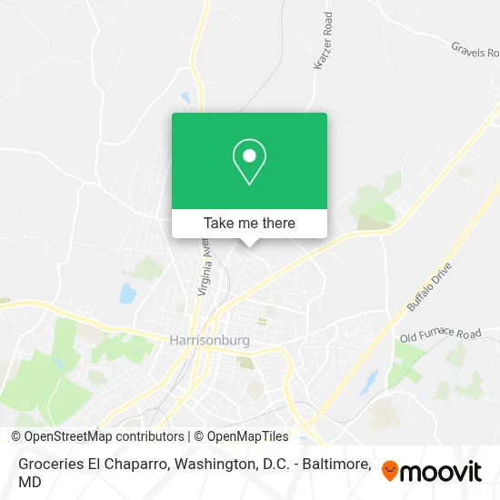 Groceries El Chaparro map