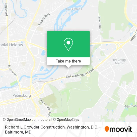 Richard L Crowder Construction map