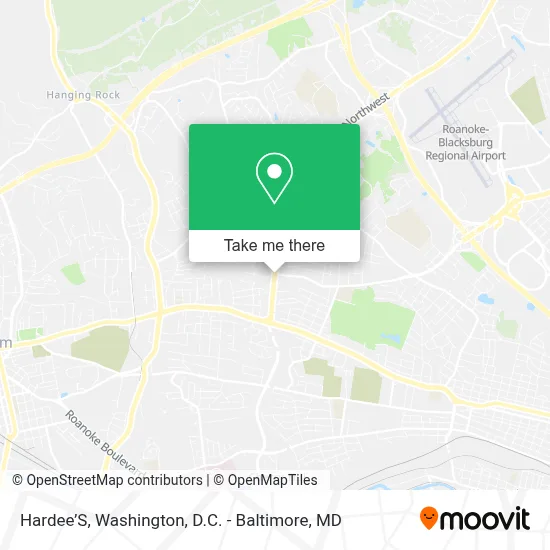 Hardee’S map
