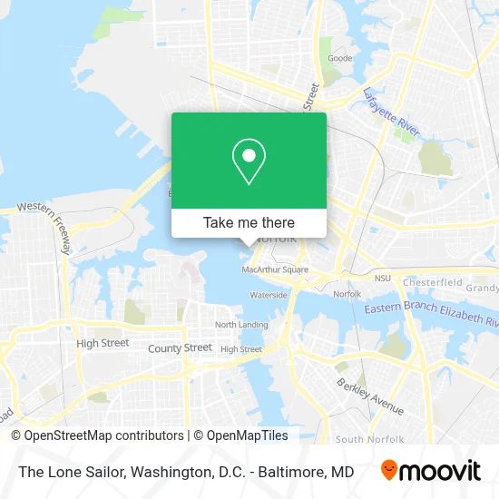 The Lone Sailor map