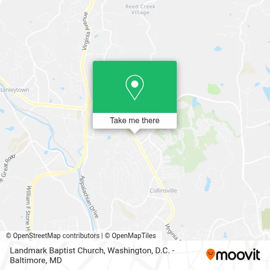 Landmark Baptist Church map