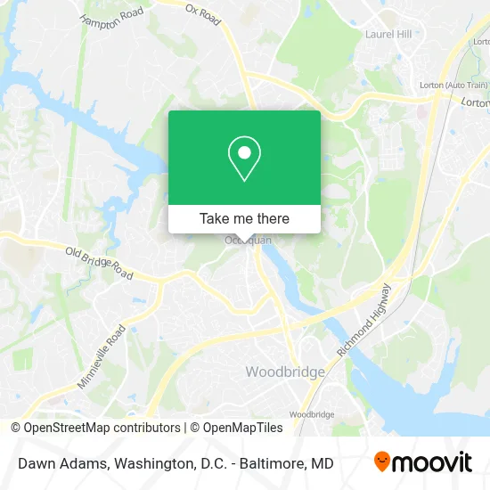 Dawn Adams map
