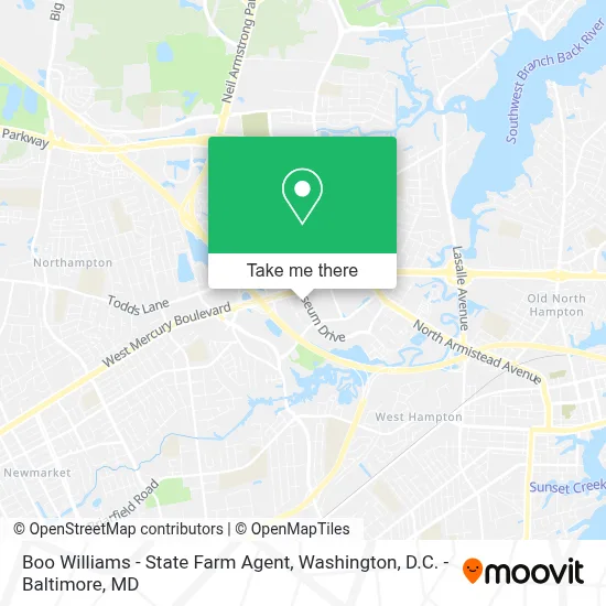 Boo Williams - State Farm Agent map