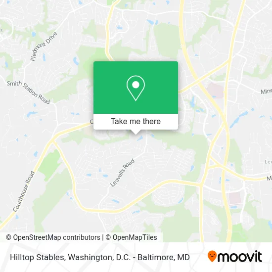 Hilltop Stables map