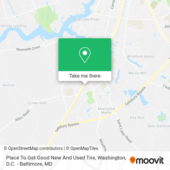 Place To Get Good New And Used Tire map