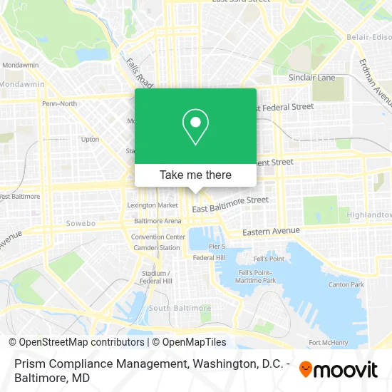 Prism Compliance Management map
