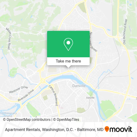 Apartment Rentals map
