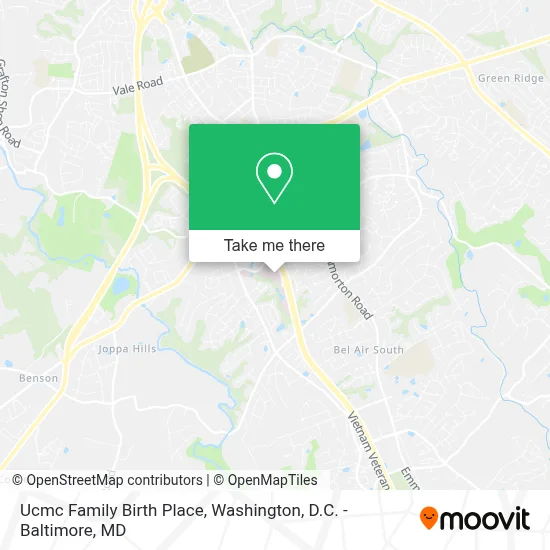 Ucmc Family Birth Place map