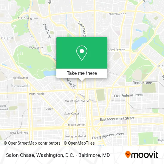 Salon Chase map