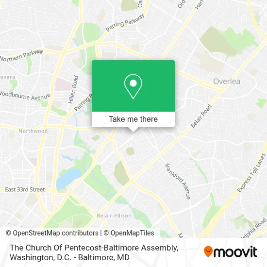 The Church Of Pentecost-Baltimore Assembly map