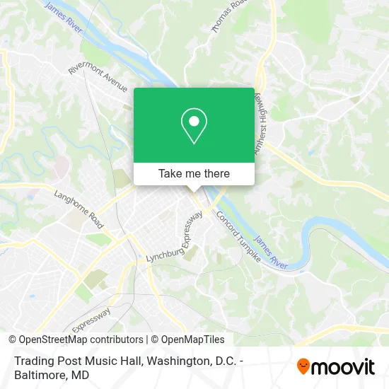 Trading Post Music Hall map
