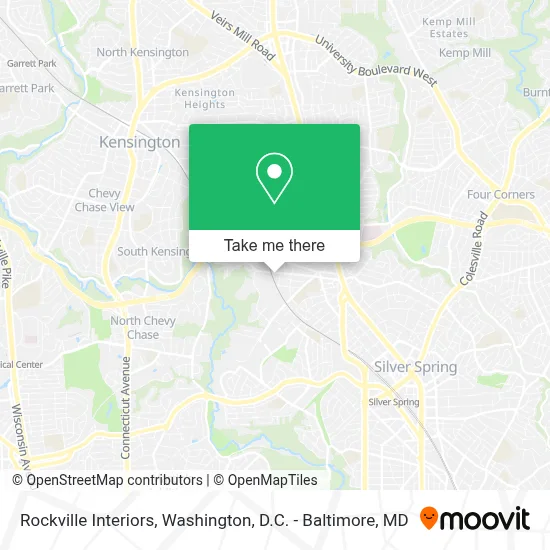 Rockville Interiors map