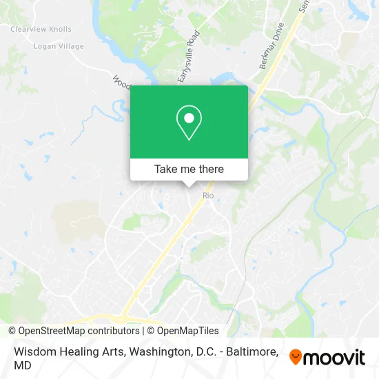 Wisdom Healing Arts map