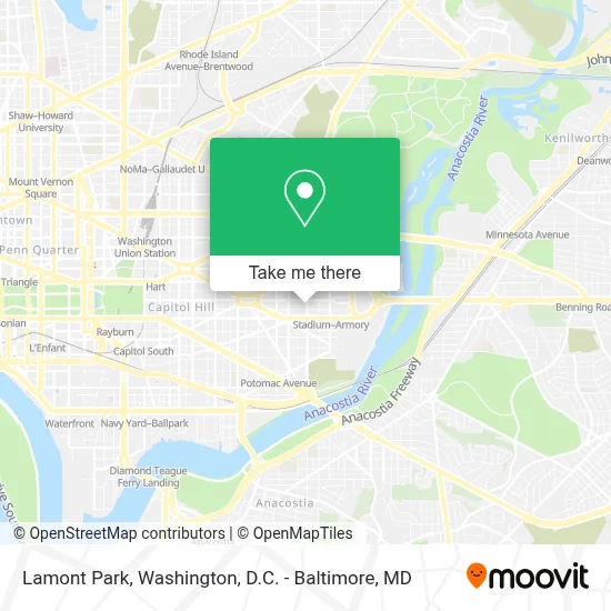 Lamont Park map