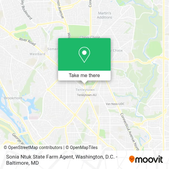 Sonia Ntuk State Farm Agent map