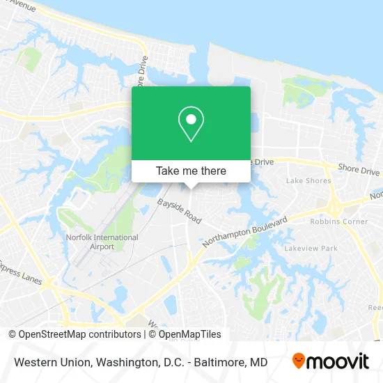 Western Union map