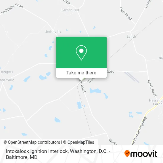 Intoxalock Ignition Interlock map