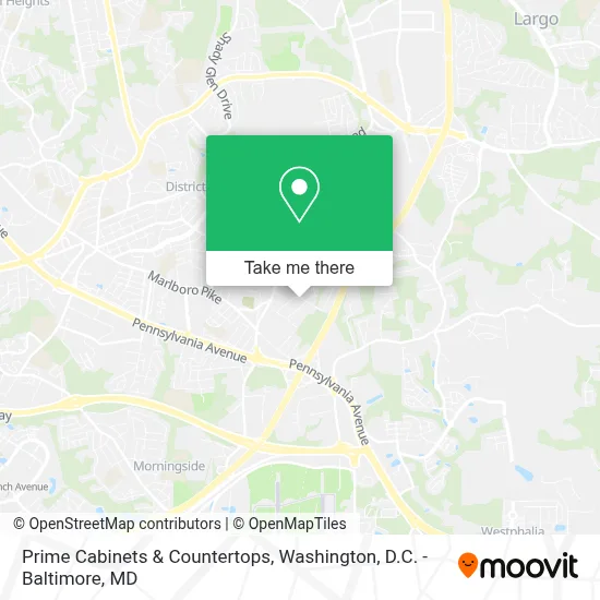 Prime Cabinets & Countertops map