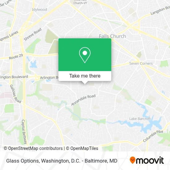 Glass Options map