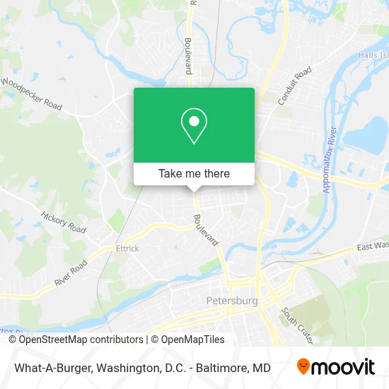 What-A-Burger map