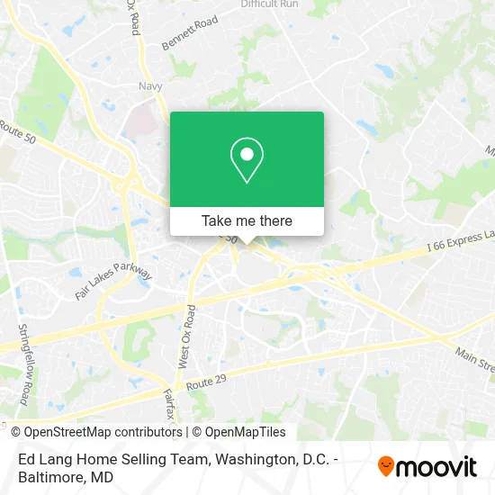 Ed Lang Home Selling Team map