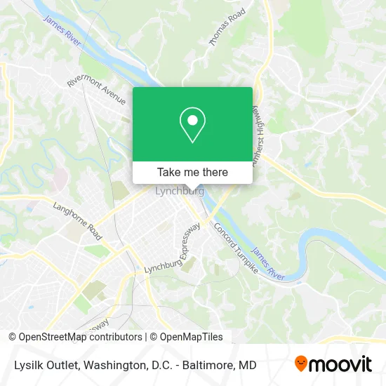 Lysilk Outlet map