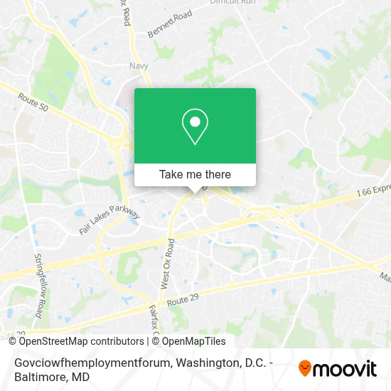 Govciowfhemploymentforum map