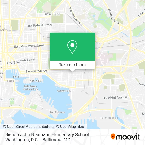 Bishop John Neumann Elementary School map